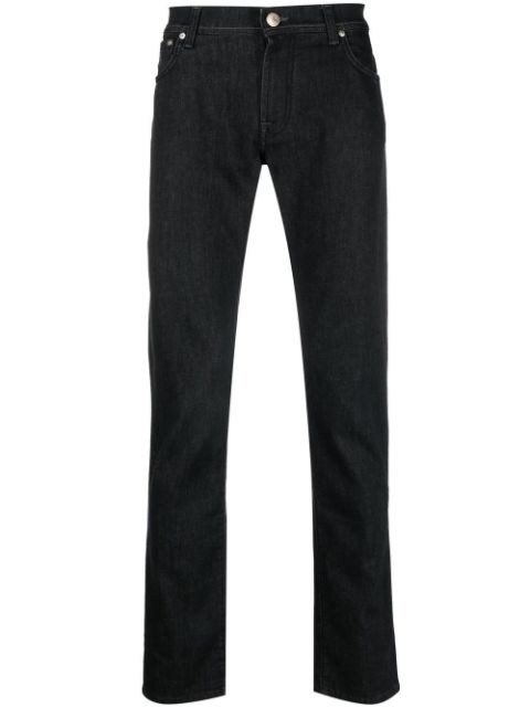 Corneliani slim-cut 5-pocket jeans