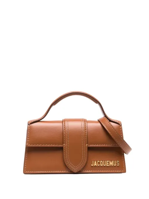 Jacquemus logo-plaque mini tote bag
