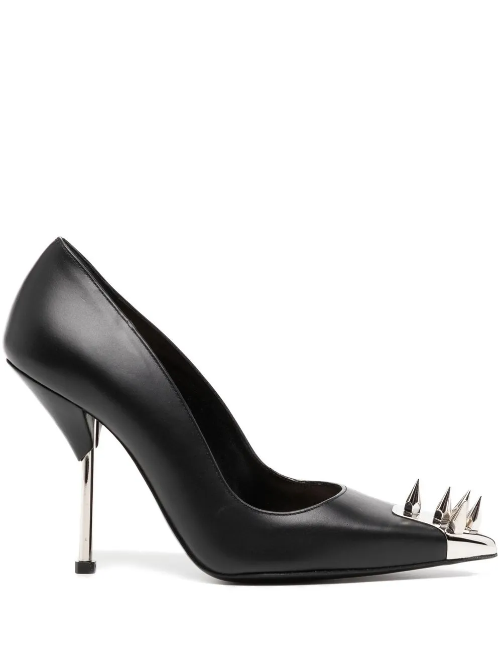 

Alexander McQueen 110 mm spike-embellished heeled pumps - Black