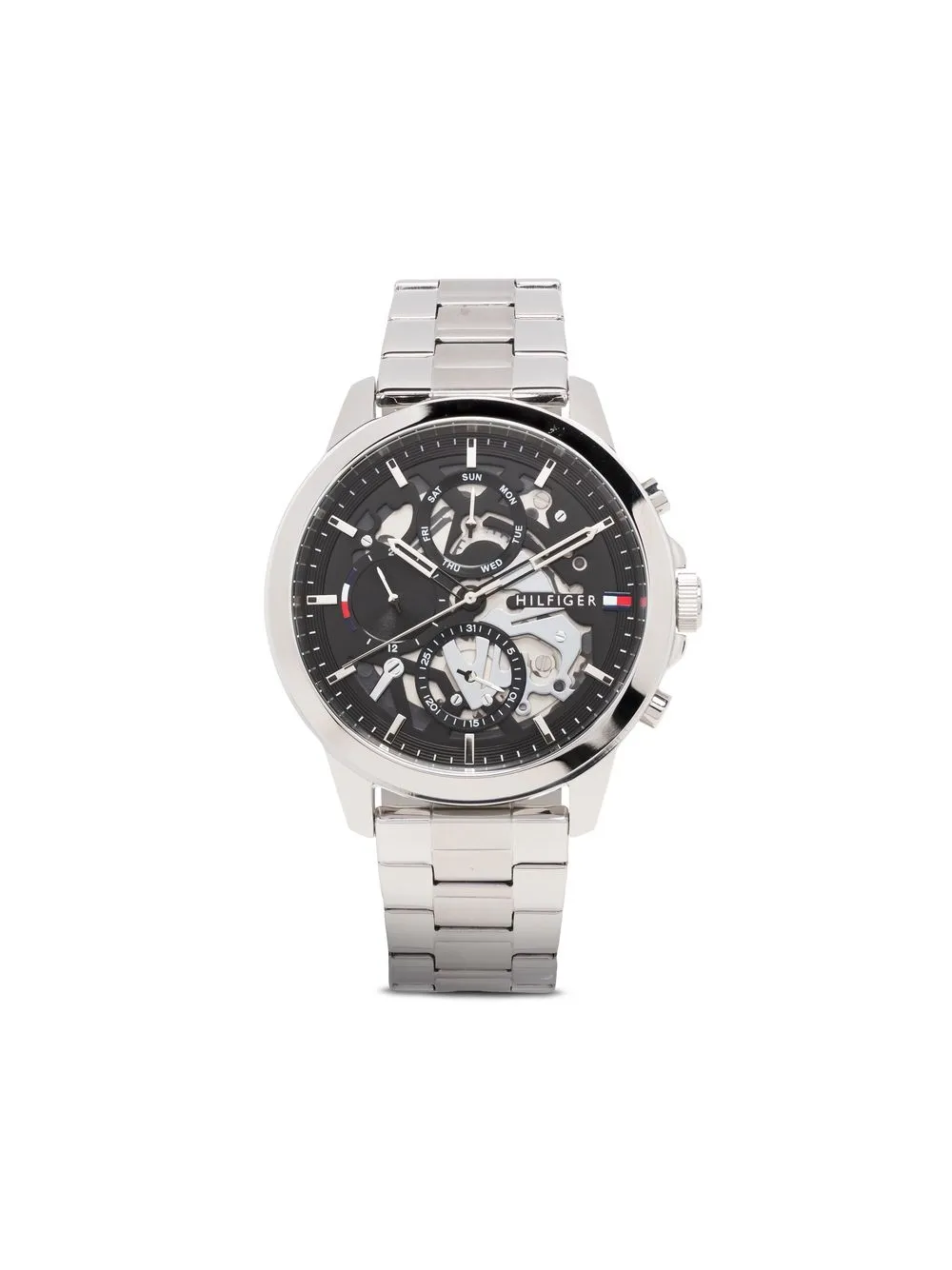 

Tommy Hilfiger reloj tourbillon en acero inoxidable de 42mm - Negro