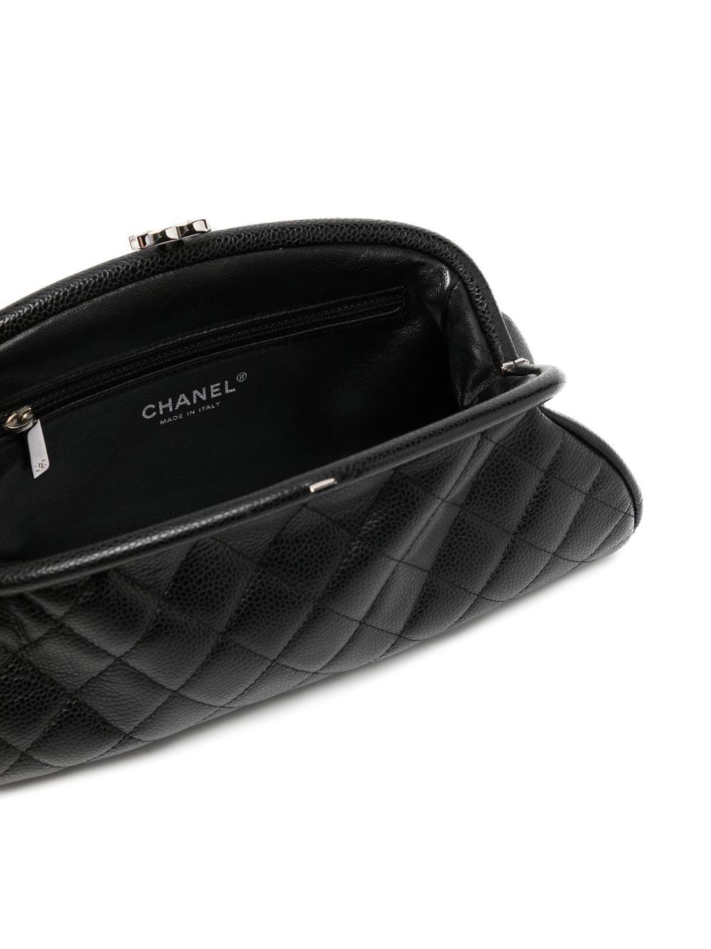 CHANEL 2007 CC diamond-quilted clutch bag Women