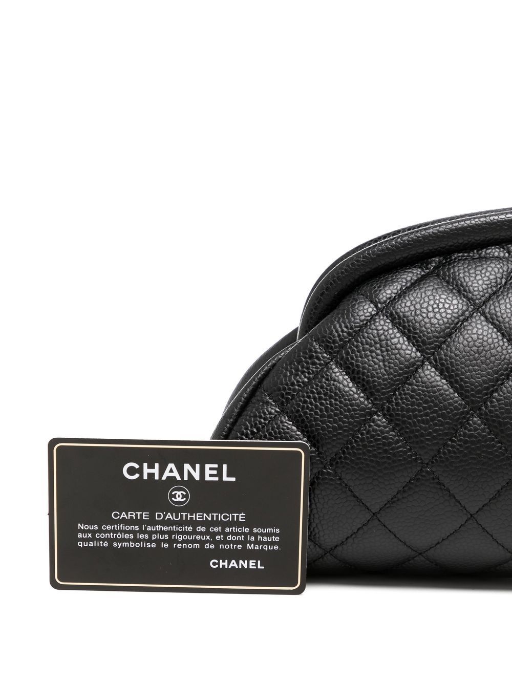 CHANEL 2007 CC diamond-quilted clutch bag Women