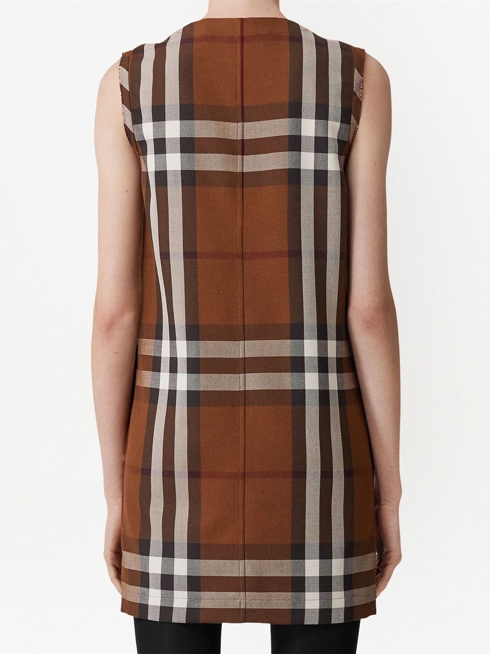 Burberry check-pattern sleeveless dress Women