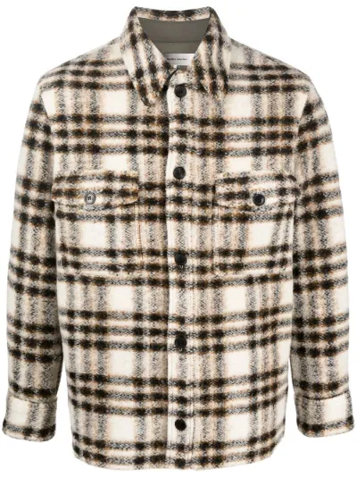 Toni neutri Camicia a quadri Farfetch Abbigliamento Camicie 