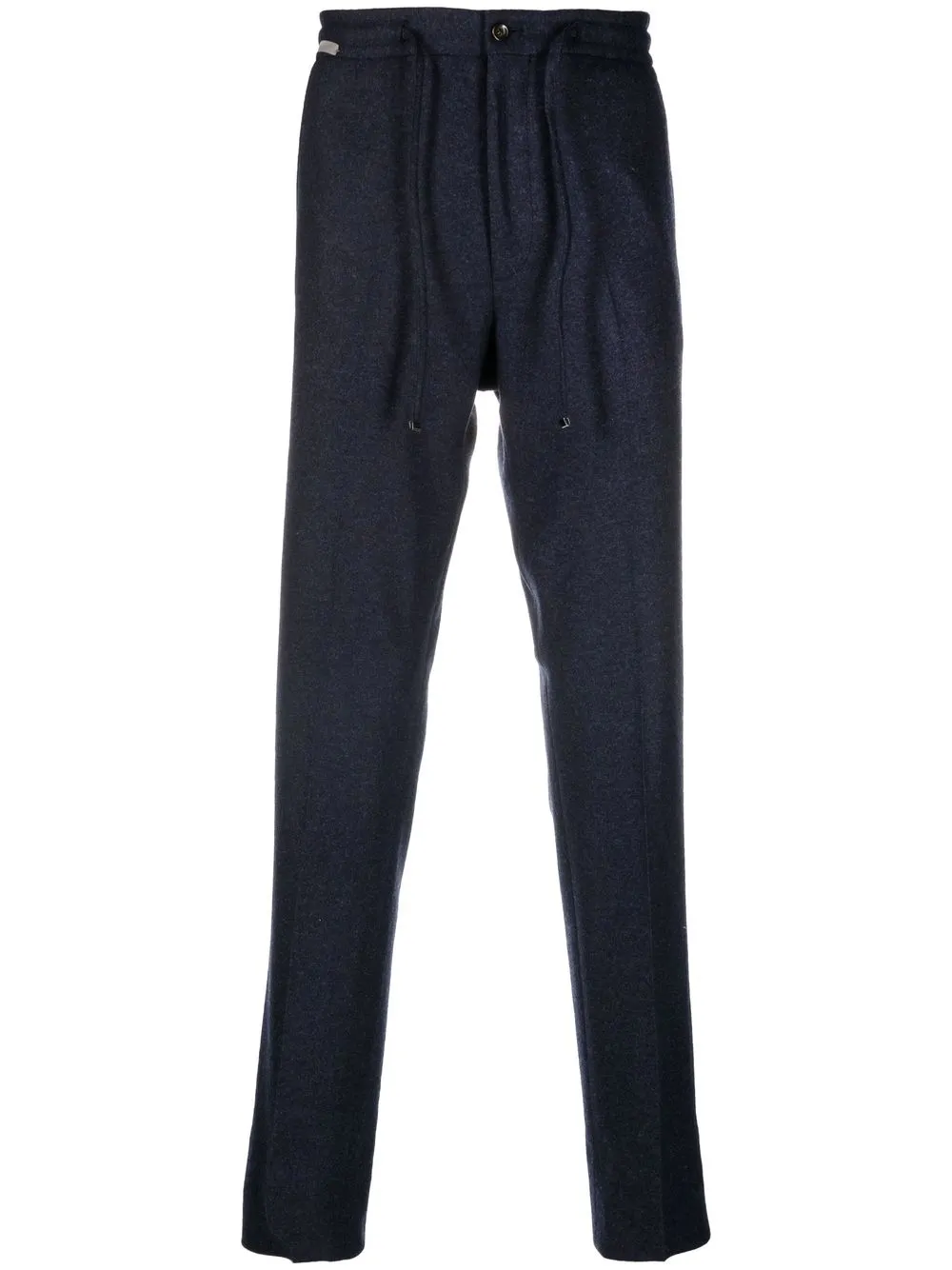 

Corneliani elasticated-waist wool trousers - Blue