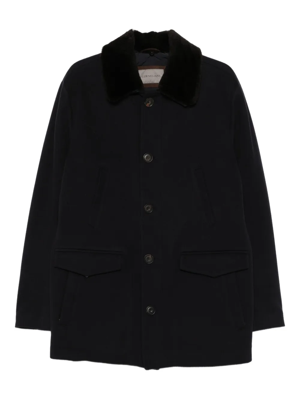Corneliani Single-breasted Blazer In Black
