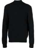 Corneliani cable-knit turtleneck jumper - Blue