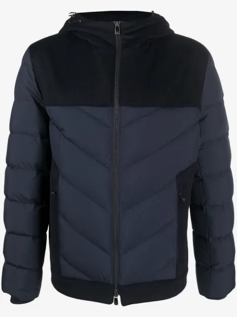 Corneliani hooded padded-design jacket