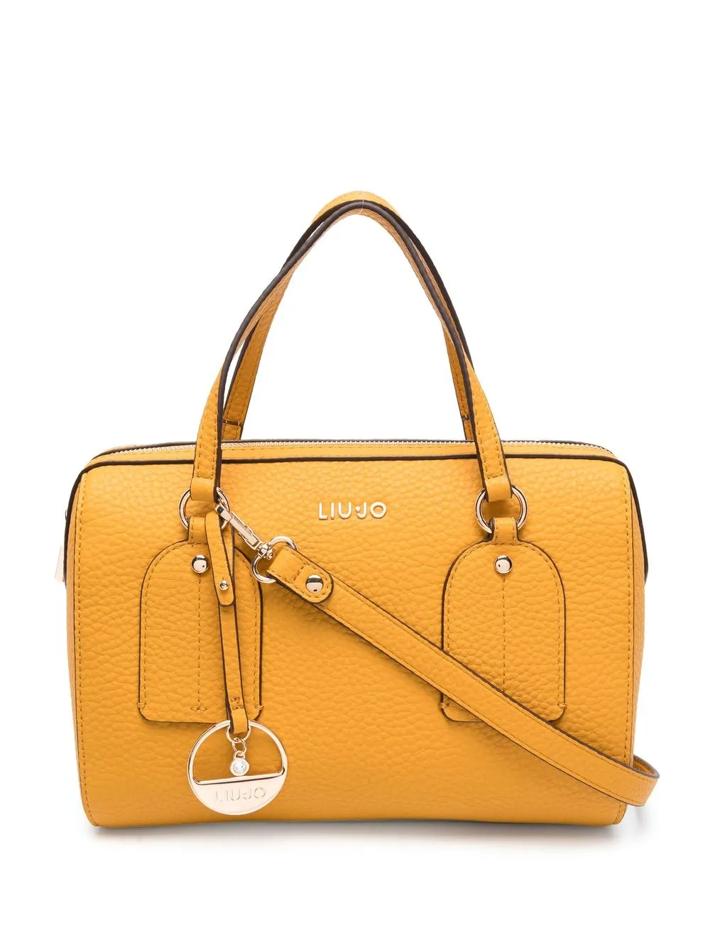 

LIU JO logo-plaque detail tote bag - Yellow