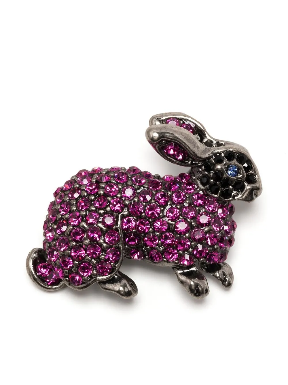 

Ermanno Scervino crystal-embellished rabbit brooch - Pink