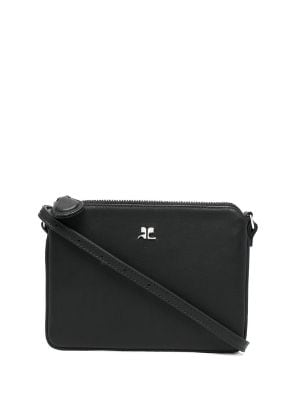 Courrèges - Mini Loop X Shoulder Bag in Black Courreges