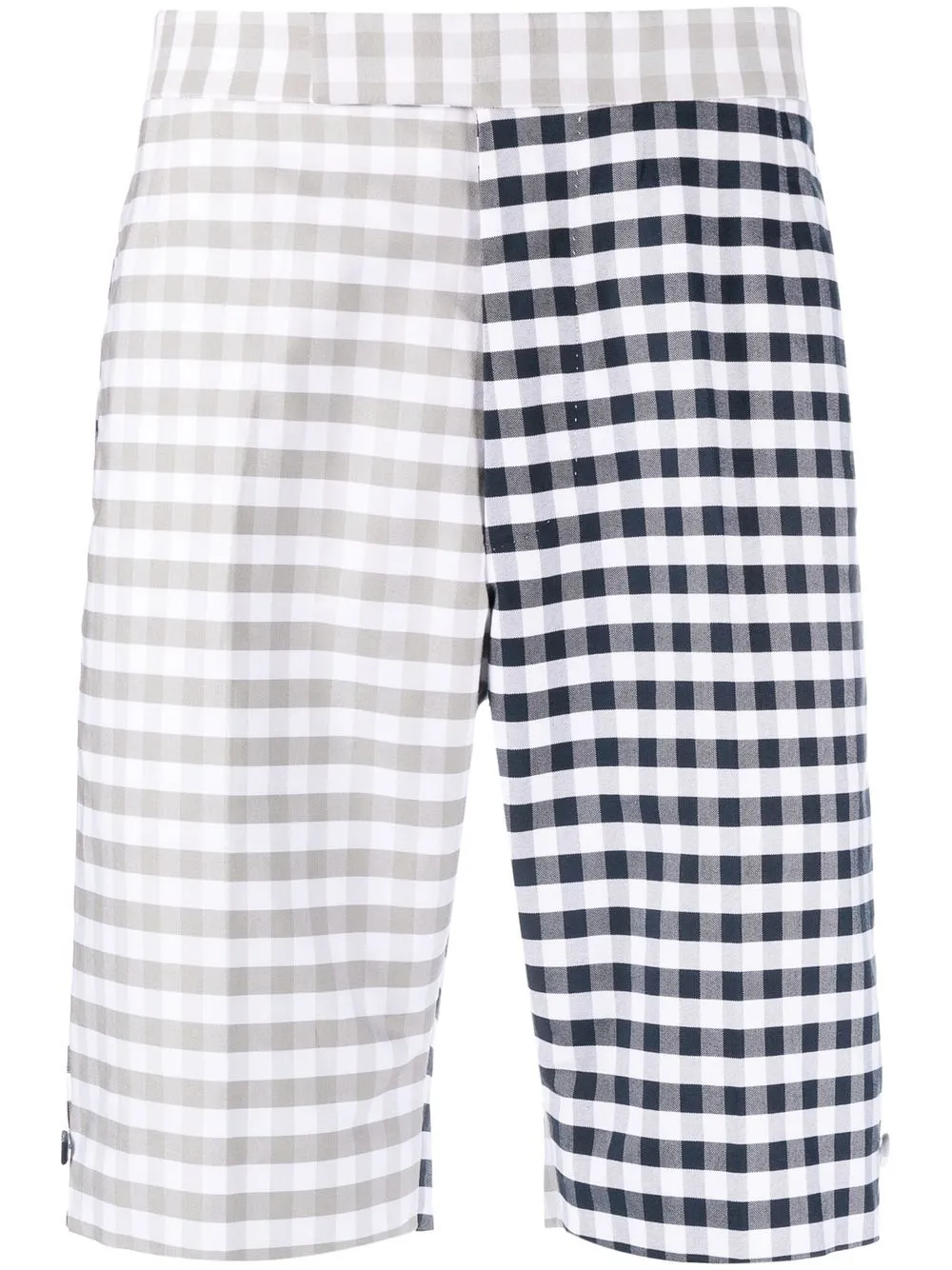 

Thom Browne shorts a cuadros gingham - Gris