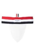 Thom Browne RWB-stripe jock-strap briefs - White