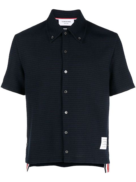Thom Browne University stripe-print shirt