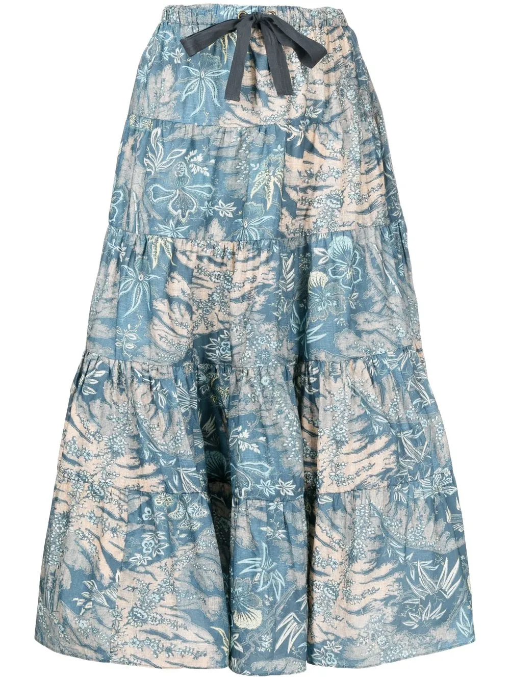 

Ulla Johnson falda midi Marta - Azul