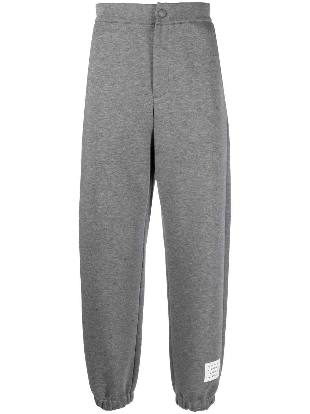 

Thom Browne pants con parche del logo - Gris