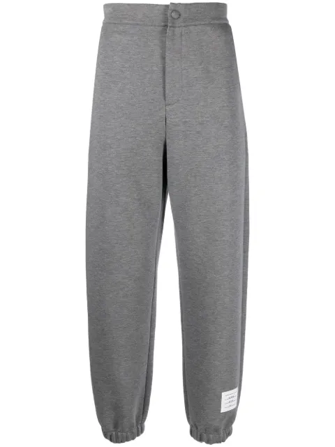 logo-patch track pants
