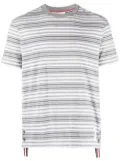 Thom Browne striped cotton T-shirt - Grey