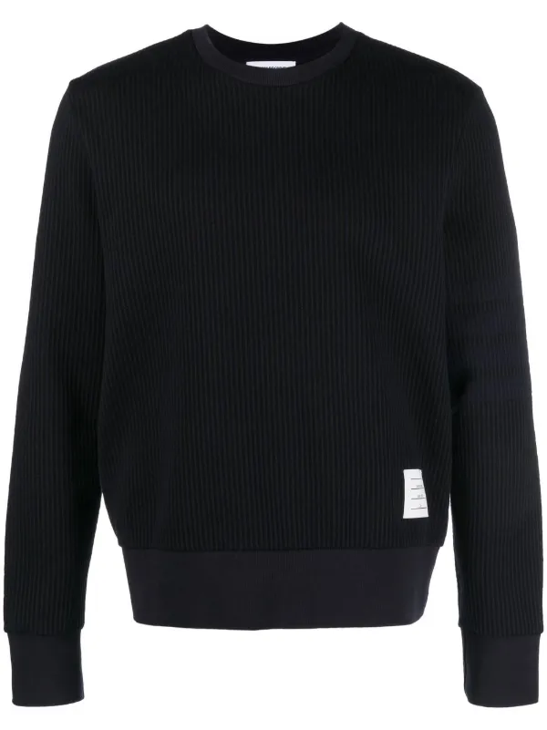 スウェット・トレーナー [Thom Browne] 4-Bar seersucker sweatshirt 18756598_41197089_600.jpg