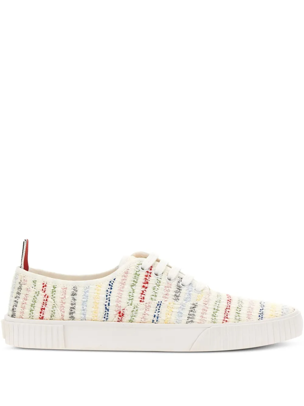 Thom Browne Heritage seersucker tulle sneakers | أبيض | Image 1