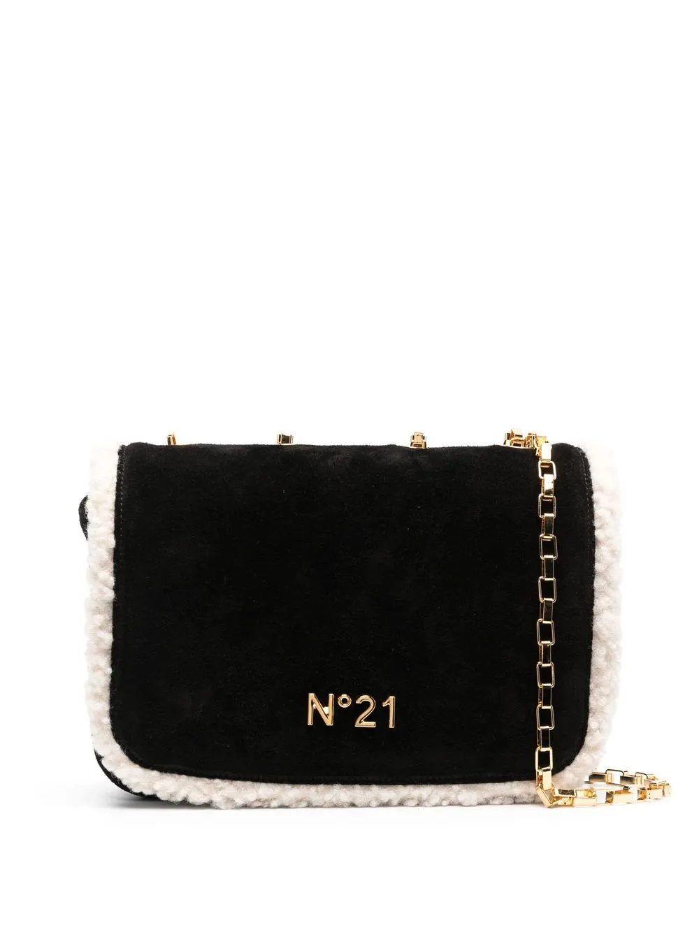 

Nº21 bolsa de hombro con logo en relieve - Negro