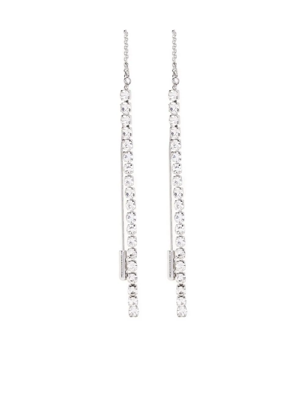 

Karl Lagerfeld Dazzle crystal-drop earrings - Silver