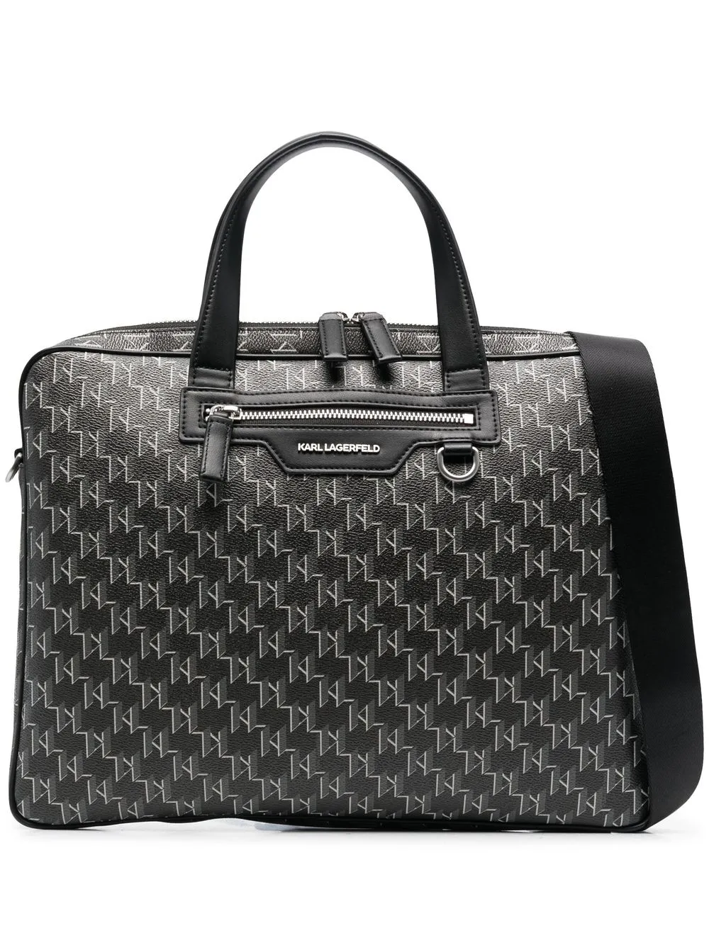 

Karl Lagerfeld K/Mono Klassic briefcase - Black