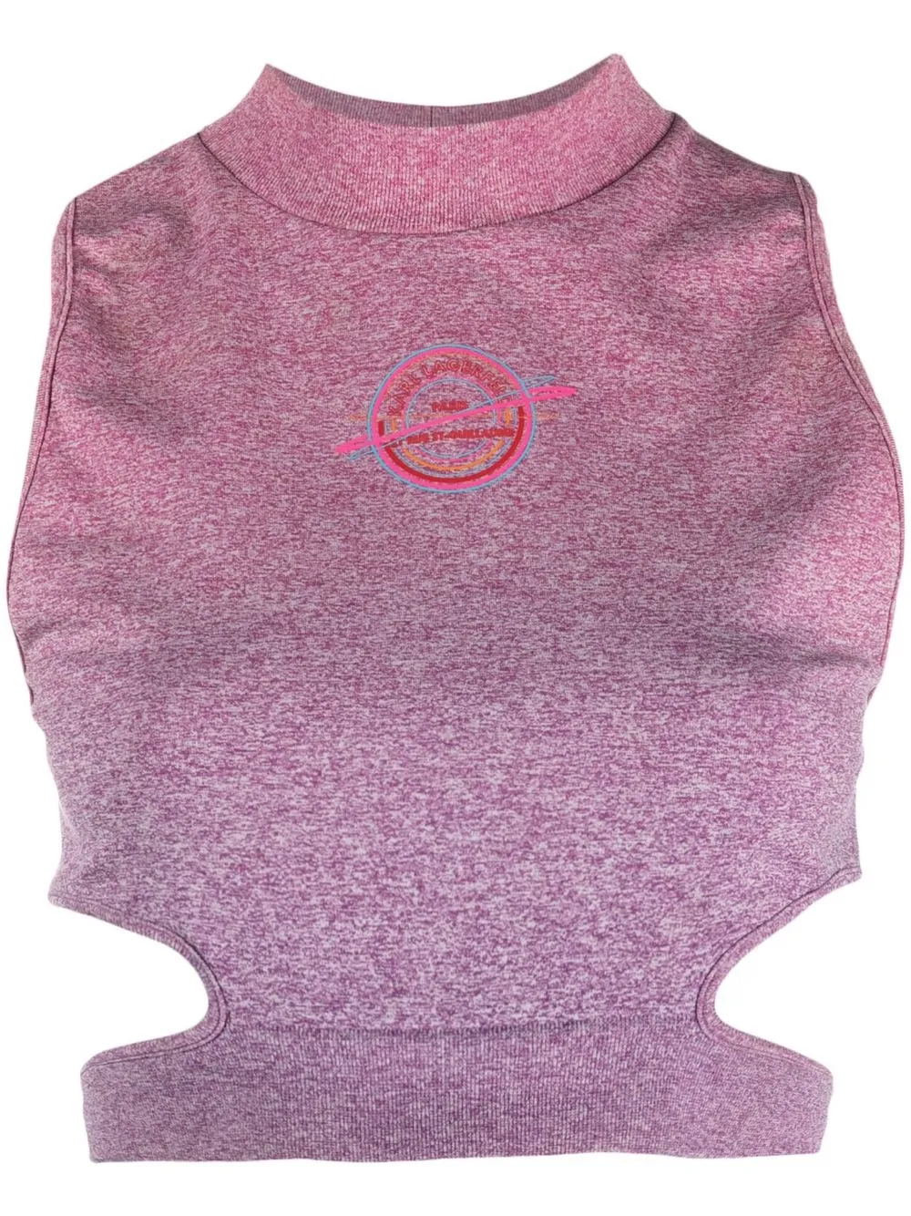 

Karl Lagerfeld logo-print seamless sports bra - Purple