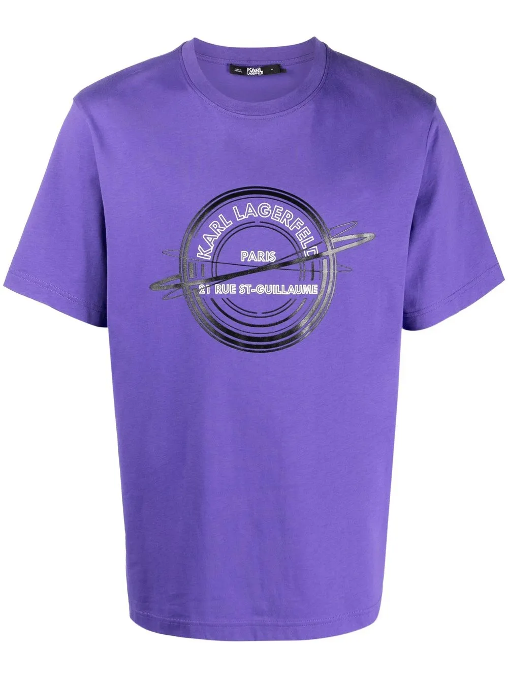 

Karl Lagerfeld Athleisure logo-print T-shirt - Purple