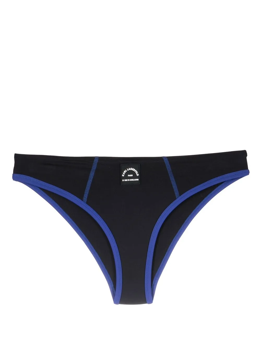 

Karl Lagerfeld bikini bottom Sporty Logo - Negro