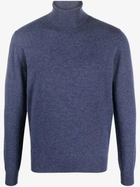 Corneliani roll-neck cashmere jumper 