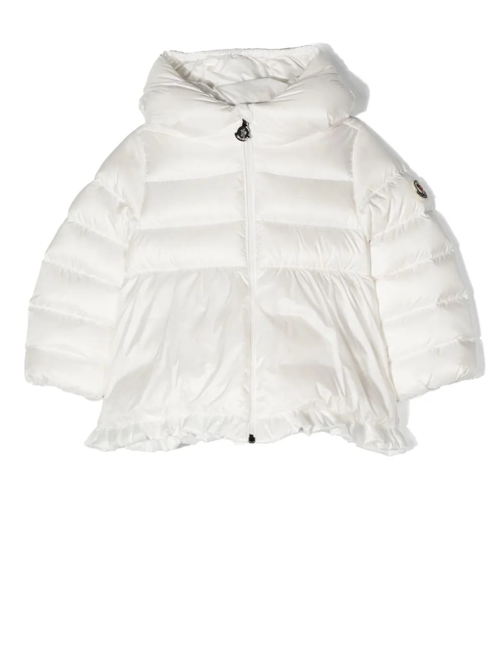 

Moncler Enfant chamarra con capucha y cierre - Blanco