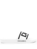 Dolce & Gabbana Gomma pool slides - White