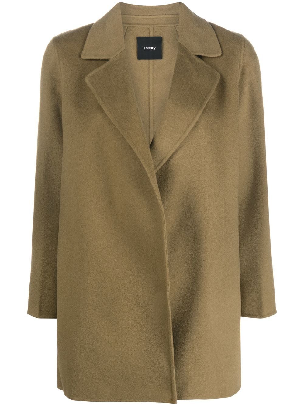 Theory off-centre Fastening Coat - Farfetch