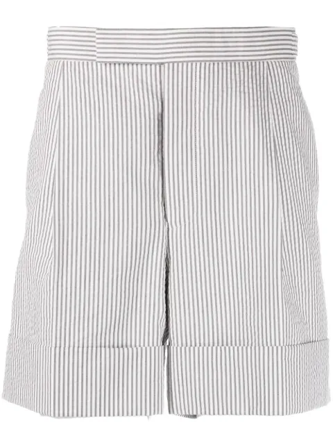 Thom Browne shorts de vestir con rayas estampadas