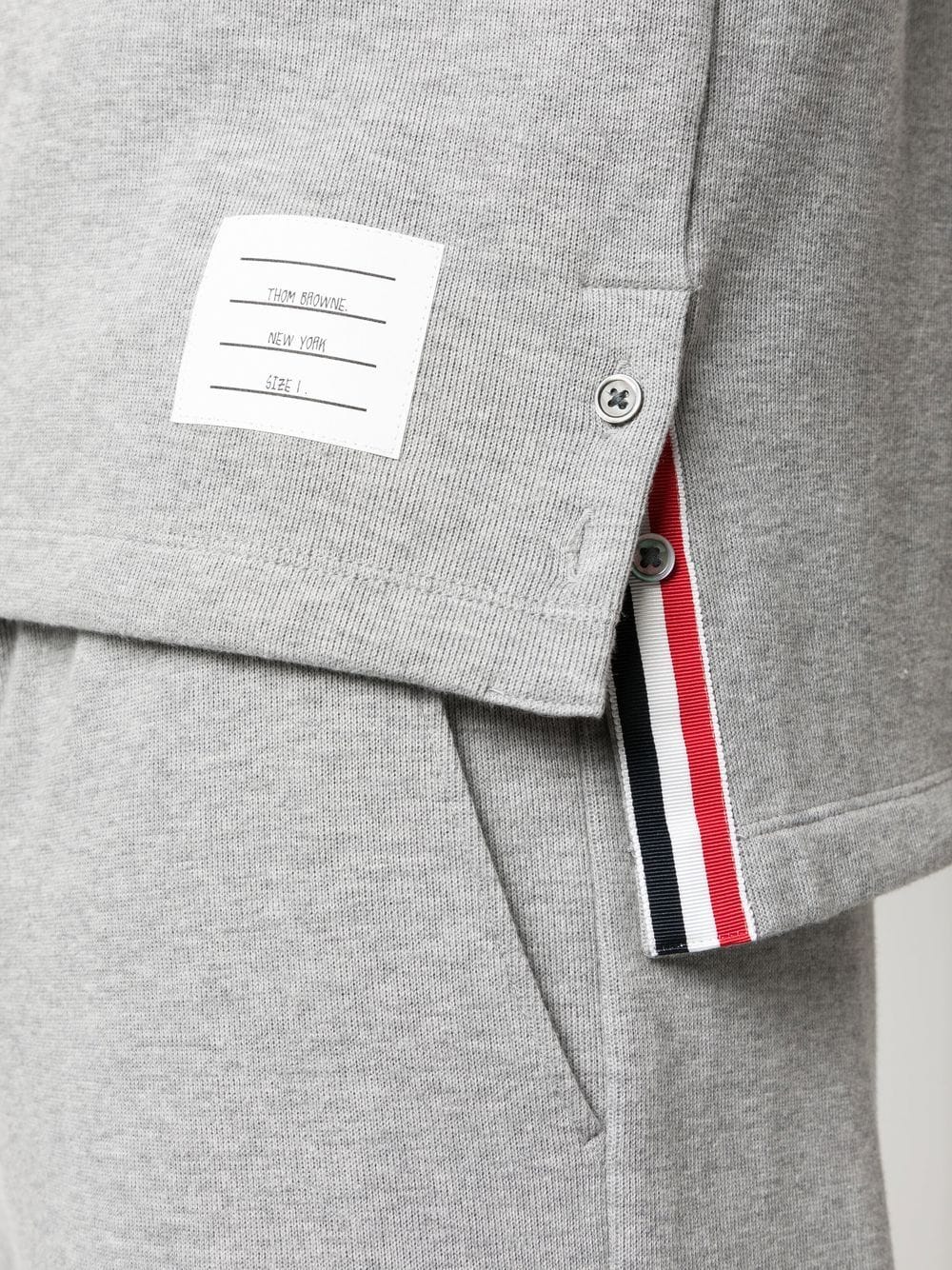 Shop Thom Browne Short-sleeve Polo Shirt In Grau