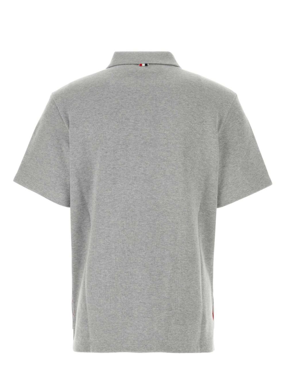 Thom Browne short-sleeve polo shirt - Grey