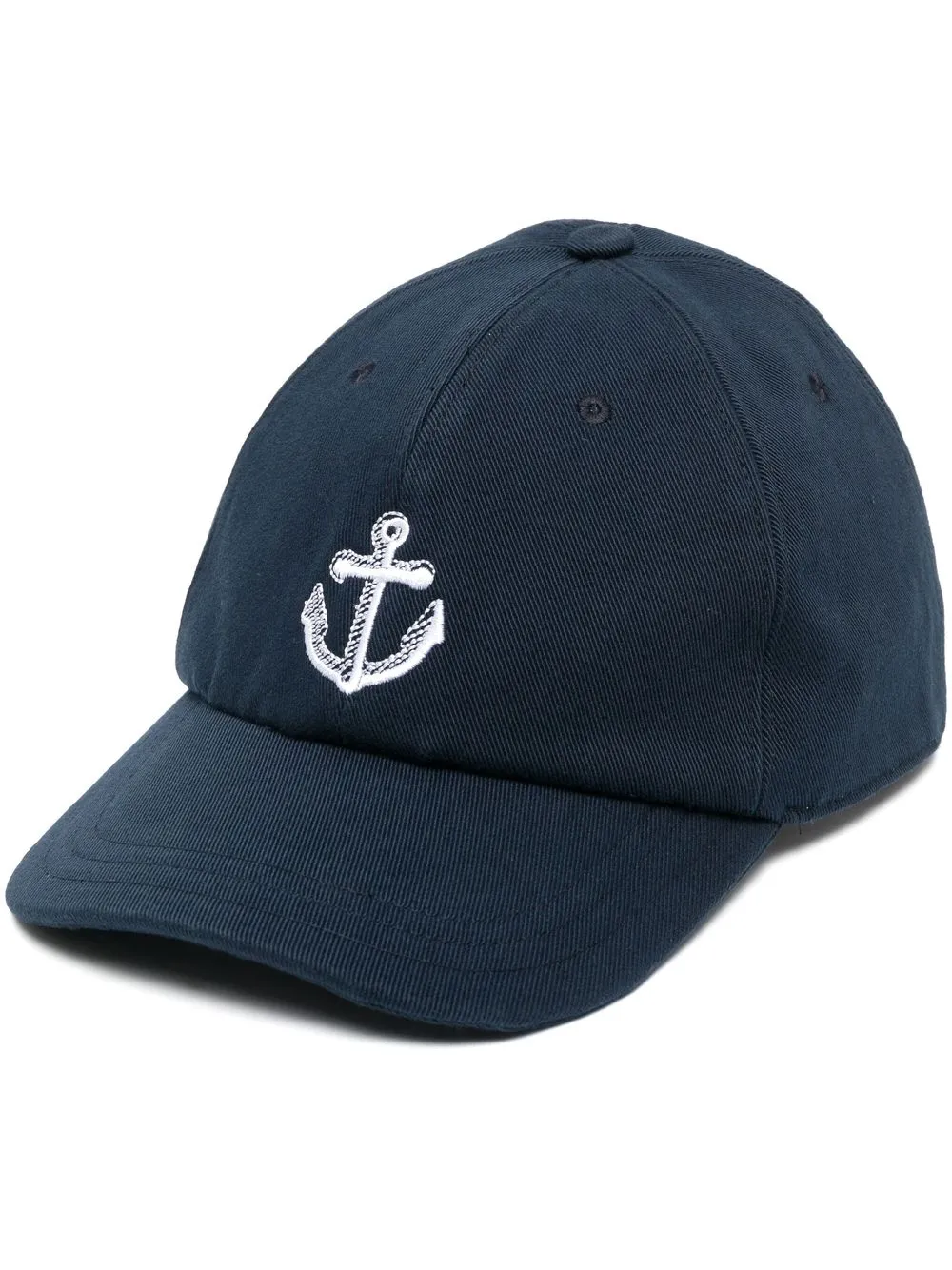Shop Thom Browne Anchor-embroidered Baseball Cap In Blau