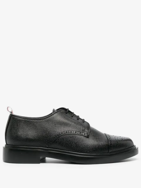 Thom Browne almond-toe Derby shoes