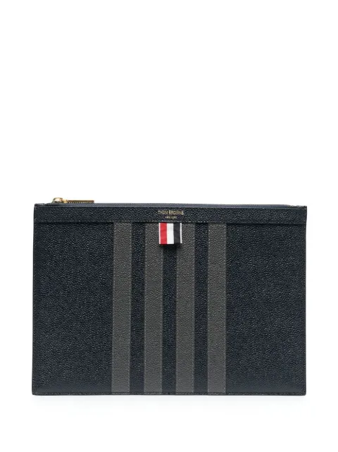 Thom Browne portadocumentos pequeño con motivo 4-Bar