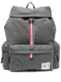 Thom Browne Hiking squared backpack - Grey