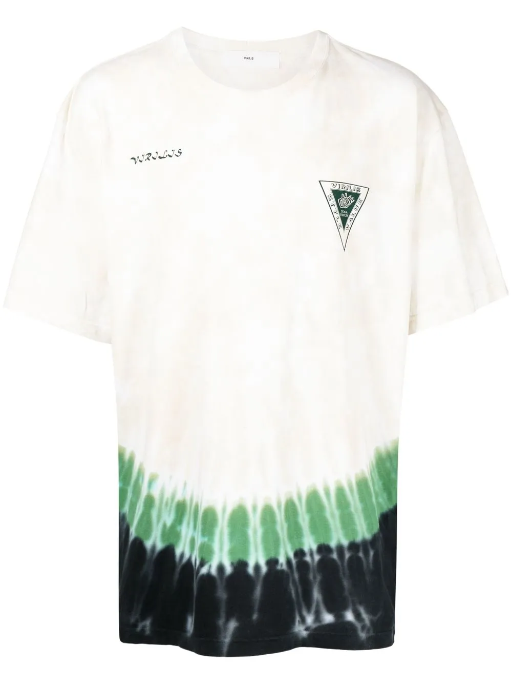 

Toga logo tie-dye T-shirt - White