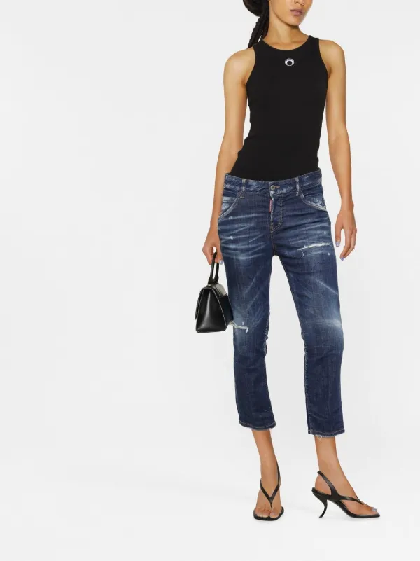 名作✨DSQUARED2 2021年 Jennifer Cropped jean 名作✨DSQUARED2 2021年 Jennifer Cropped jean - メルカリ