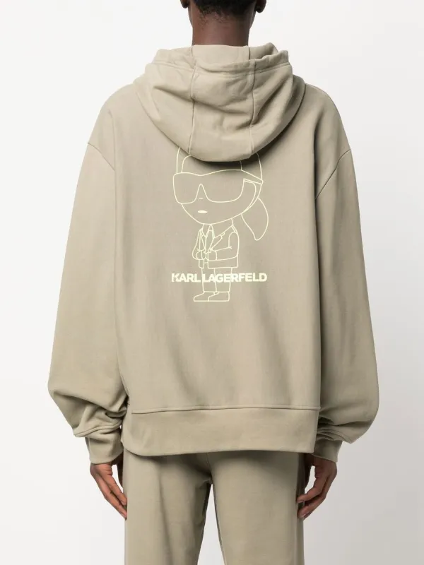 Karl lagerfeld ikonik store hoodie