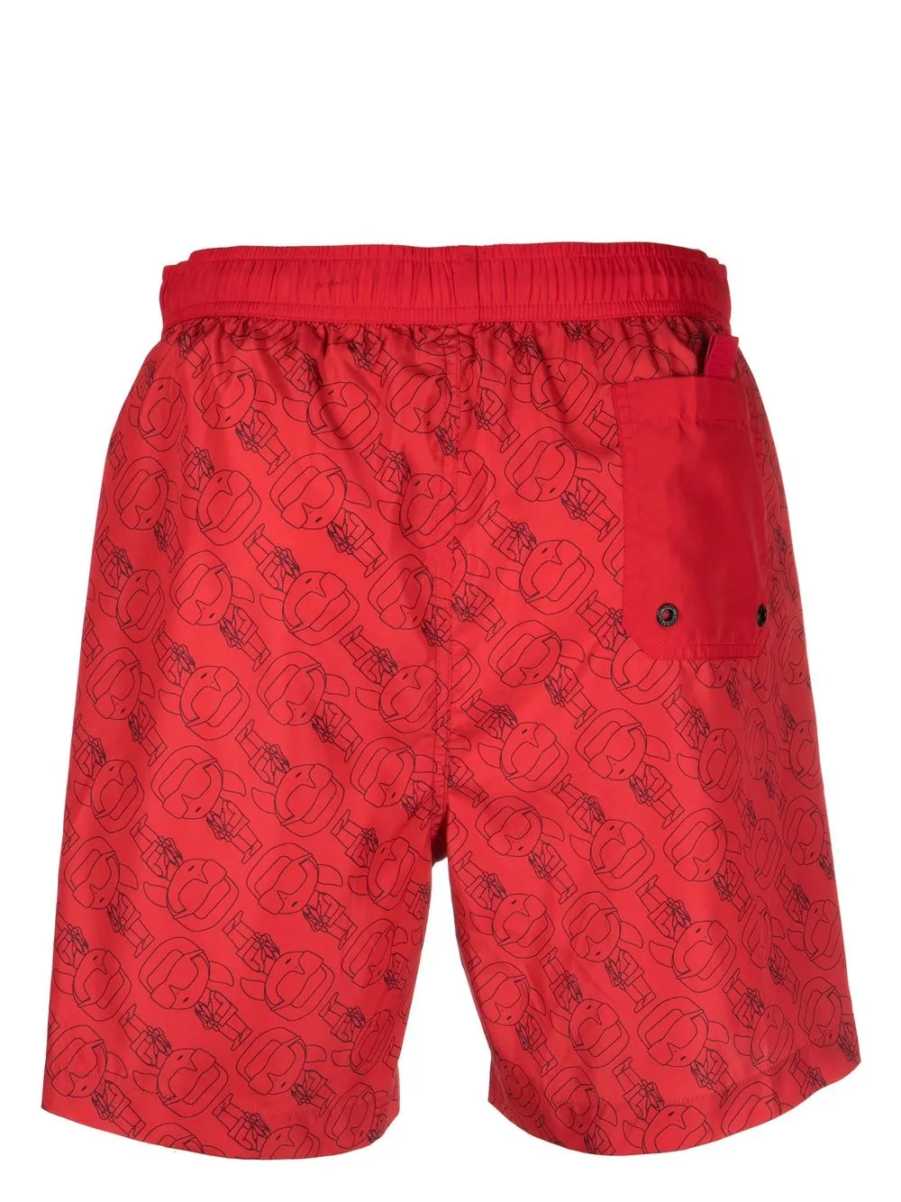 Karl Lagerfeld Ikon Karl drawstring board shorts | Image 2