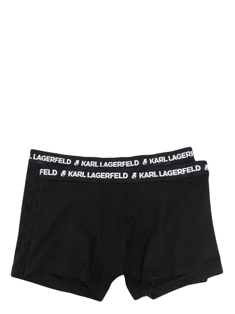 

Karl Lagerfeld logo-waistband boxers (pack of 3) - Black