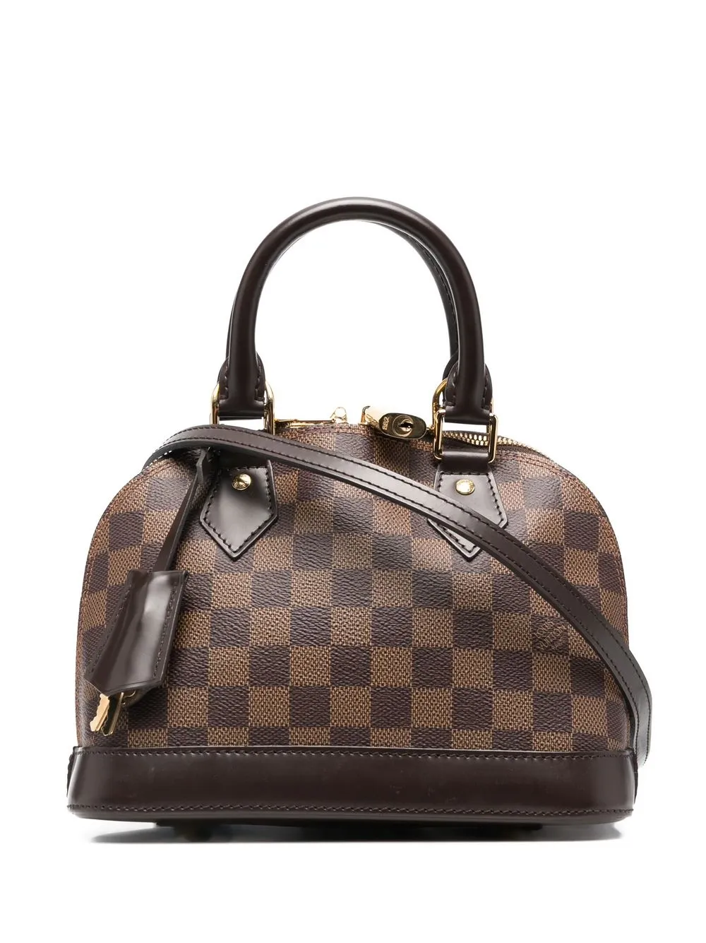 

Louis Vuitton bolsa Damier Ebène Alma BB 2018 pre-owned - Marrón