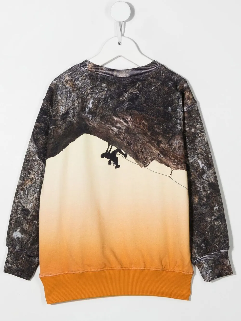 Molo Sweater met grafische print - Oranje