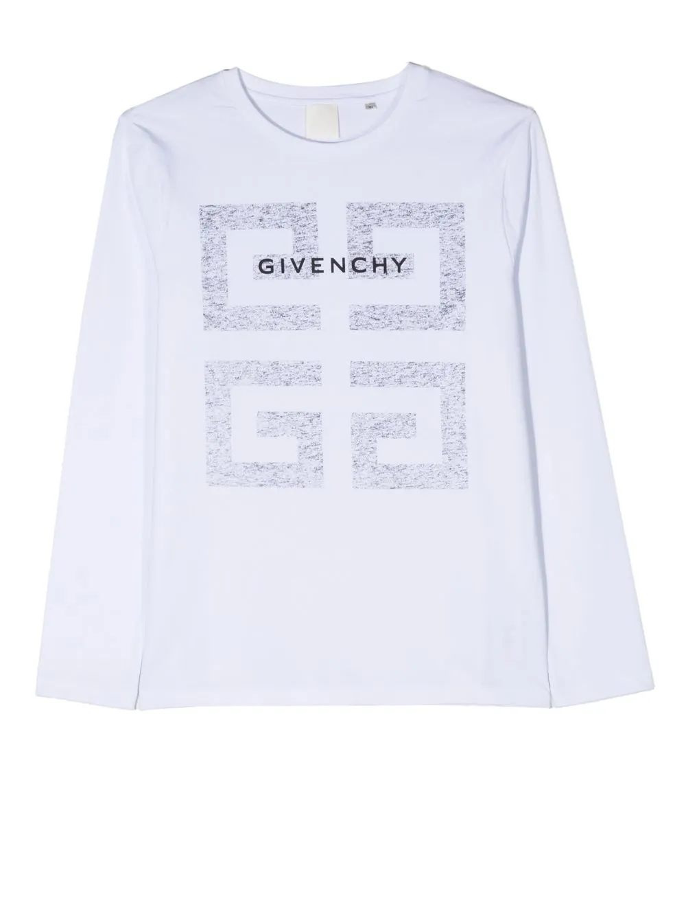 

Givenchy Kids playera con logo estampado - Blanco