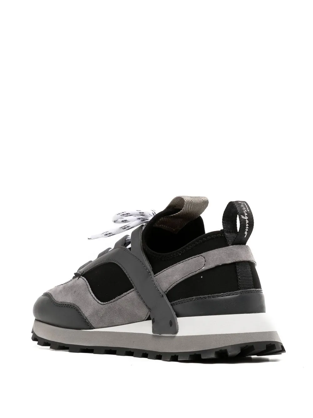  Ferragamo Pull-on Low-top Sneakers - Black 